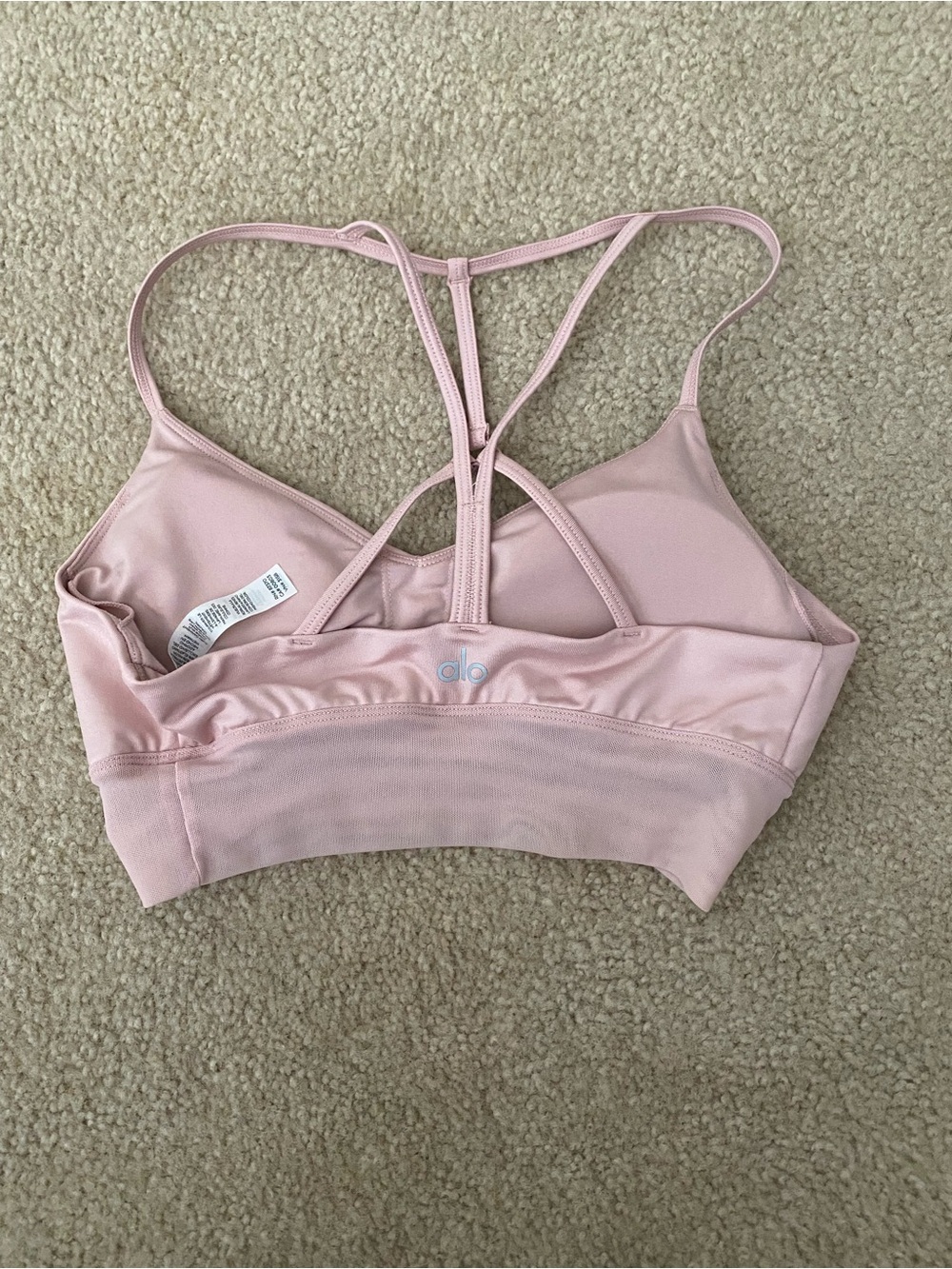 ALO Yoga Strappy Alosoft Lavish Sports Bras - Picture 3 of 10